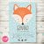 Kit imprimible zorrito celeste bosque personalizado baby shower bautismo bautizo cumpleaños decoración fiestas