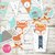 Kit imprimible personalizado zorrito tribal aqua invitación digital boho bosque
