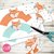 Kit imprimible personalizado zorrito tribal aqua invitación digital boho bosque