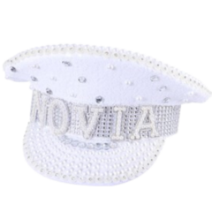 SOMBRERO CAPITAN FASHION *NOVIA* BLANCO - comprar online