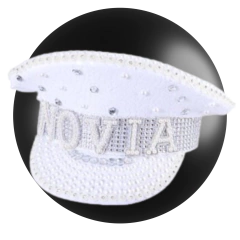 SOMBRERO CAPITAN FASHION *NOVIA* BLANCO en internet