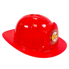 Casco Bombero Escuadron De Rescate Cotillón Disfraz HalloweeN