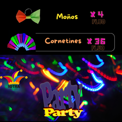 Imagen de Combo Cotillón Luminoso Led Neon Y Fluo 100 Personas LU002