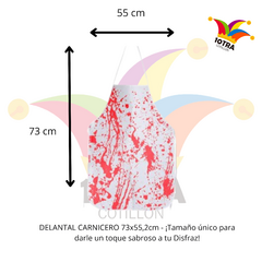 Imagen de DISFRAZ CERDO ASESINO MASCARA + DELANTAL + CUCHILLA + SANGRE Halloween Cosplay Disfraz