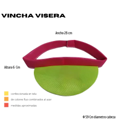 5 Vinchas Visera Cotillon Carioca Fiesta - comprar online