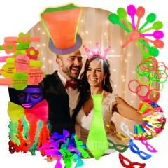 Combo Cotillón Luminoso Led Neon Y Fluo 100 Personas CARI037