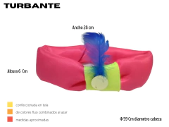Combo Gorros Fluo 50 Personas Corbata Moño Cotillon tela y plastico - comprar online