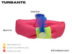 30 Gorros Cotillon Fluor De Tela Surtidos