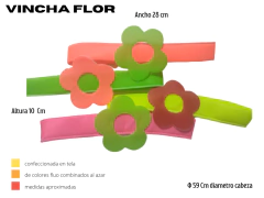 Imagen de Combo 25 articulos TELA Fluo Gorro Vincha Y Otros