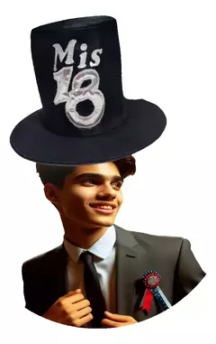 Combo Cotillon Para Cumpleaños 18 Años Luminoso 50 invitados LU172