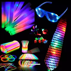 Imagen de Kit Cotillon Para Cumpleaños 18 Años Luminoso 100 invitados LU015