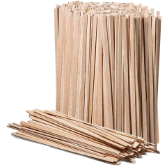 Pack Agitadores De Cafe Madera Bambu de 18 Cm X 1000 - Cotillon 10Tra
