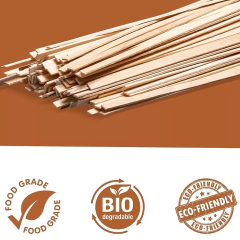 Pack Agitadores De Cafe Madera Bambu de 18 Cm X 1000 - comprar online