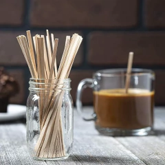 Pack Agitadores De Cafe Madera Bambu de 18 Cm X 1000