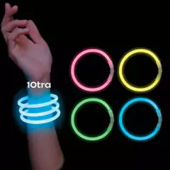 Imagen de 50 Pulseras Luminosas Quimicas De Neon