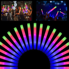Imagen de 10 Rompecocos Led Barras Goma Espuma Cotillon Luminoso Vara AP70x10