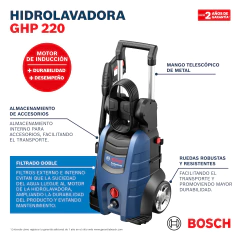 Imagen de Hidrolavadora De Alta Presión Bosch GHP 220
