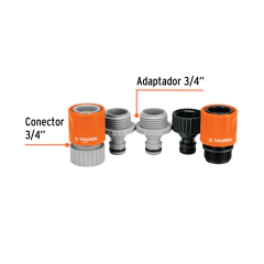 Juego de 5 pz 3/4" rápidos de ABS, Sistema Click 12728 en internet