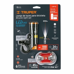 Linterna para Bicicleta Delant+Trasera LIBI-K2 TRUPER 16798 en internet