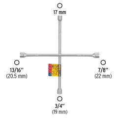 Llave Cruz Pretul Galvanizada 18" en internet