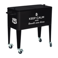 Conservadora Lusqtoff LQH120201 80Lts Negra con Patas