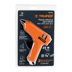Pistola eléctrica para silicona Truper de 1/2" 220 V 100796 - comprar online
