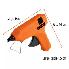 Pistola eléctrica para silicona Truper de 1/2" 220 V 100796
