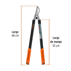 Tijera para ramas Truper 68 cm Classic mangos tubulares 18399