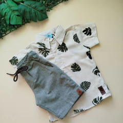 Conjunto mauricinho PREMIUM folhas