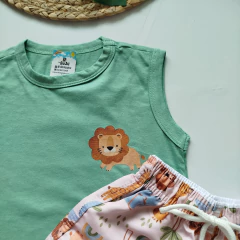 conjunto GK Premium. Safári - www.domjuju.com.br - Moda Masculina Infantil