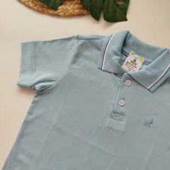 Camisa polo LB- Azul bebê - comprar online