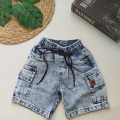 Bermuda cargo, jeans Premium.