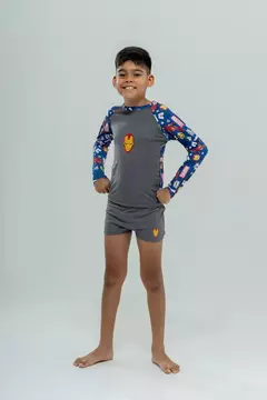 Conjunto de Proteção UV fator 50 - homem de ferro - comprar online
