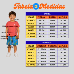 12 Conjuntos - 6 REGATAS E 6 COM MANGAS - SORTIDOS - www.domjuju.com.br - Moda Masculina Infantil