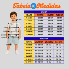 Conjunto mauricinho PREMIUM folhas - comprar online