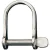 Grillete ancho con perno 3/16 (RF1852)