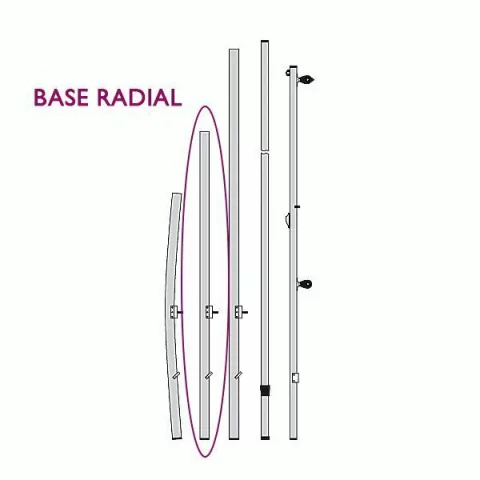 Base radial no homologada