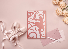 Envelopes para convites de bailarina