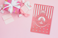 Envelopes para convites de princesa