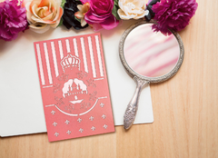 Envelopes para convites de princesa
