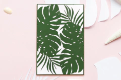 Envelopes para convites folhas