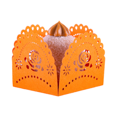 Kit com 10 Forminhas para doces Flor M02 - Bliss Embalagens Especiais