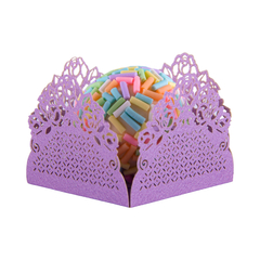 Kit com 10 Forminhas para doces M17 Rendada Floral - loja online