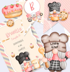 Kit imprimible Gnomos cocineros - comprar online