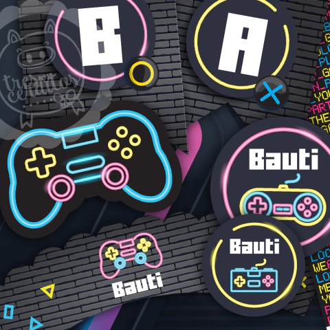 Kit imprimible Gamer Play