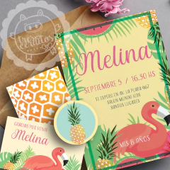 Kit imprimible Tropical