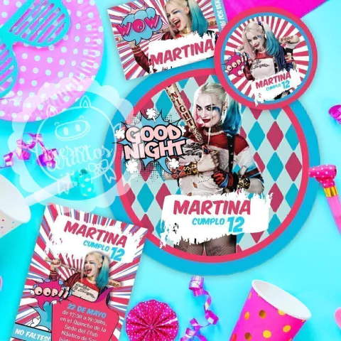 KIT IMPRIMIBLE HARLEY QUINN
