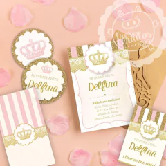 KIT IMPRIMIBLE CORONA PRINCESA