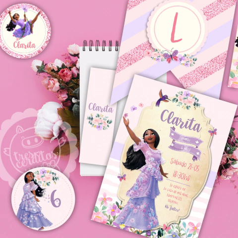 Kit imprimible Encanto Isabella