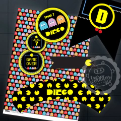 KIT IMPRIMIBLE PACMAN